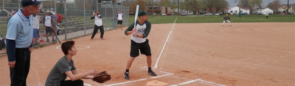 Adult Softball Banner